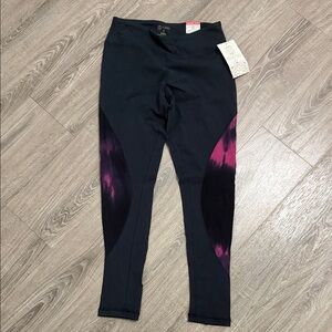 Women's Black and Pink Leggins